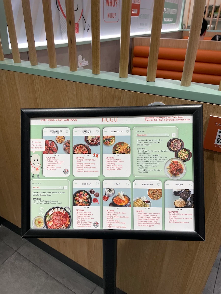 Menu, Nugu