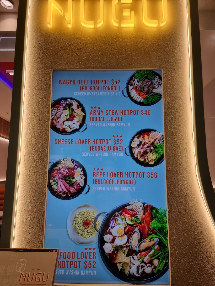 Menu, Nugu