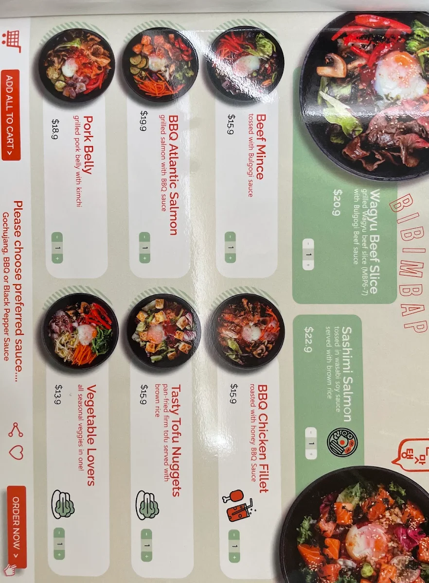 Menu, Nugu