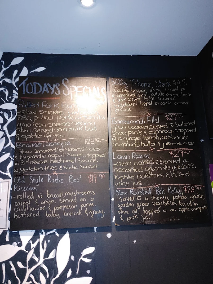 Menu, Fire Station Hotel