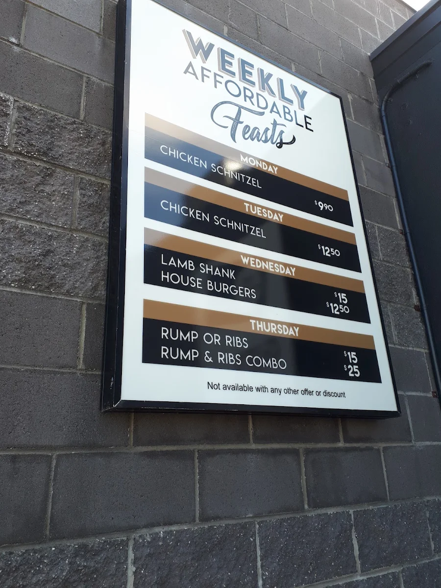 Menu, Fire Station Hotel