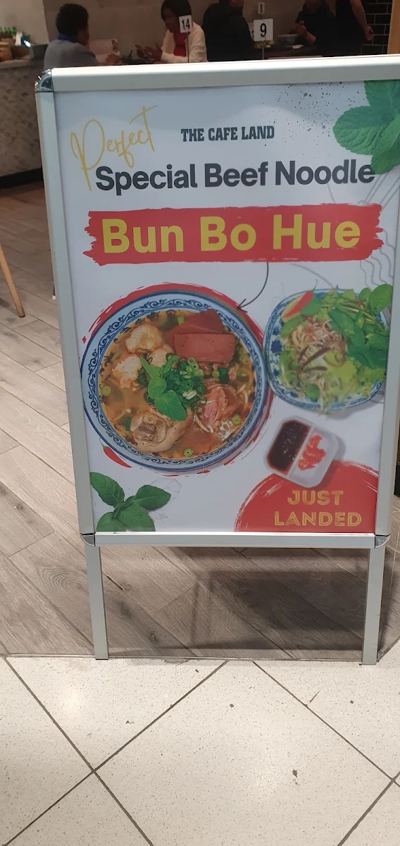 Menu, The Cafe Land