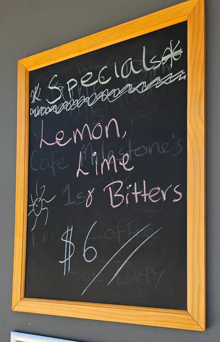 Menu, Cafe Milestone Coogee