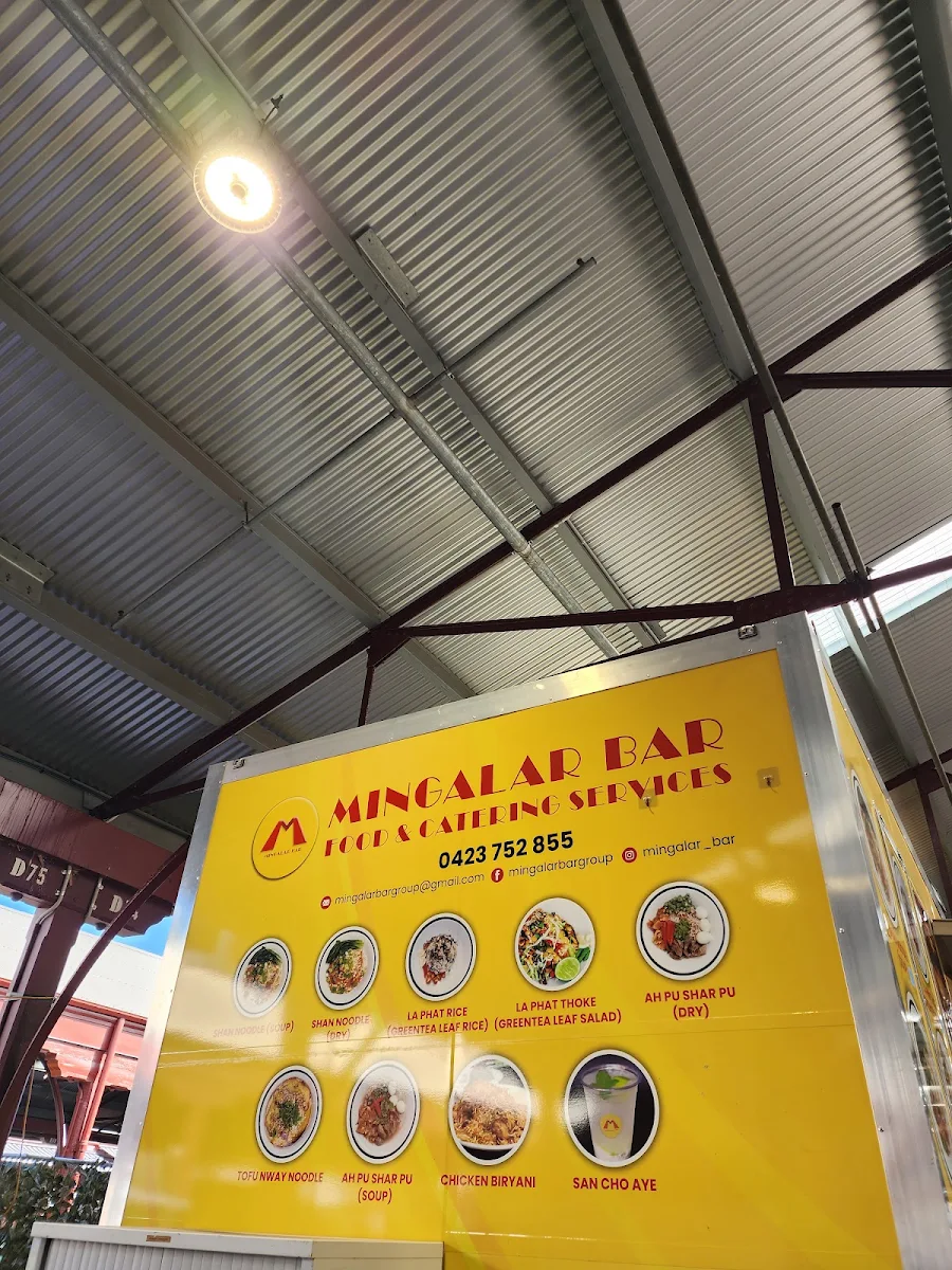 Menu, Mingalar Bar