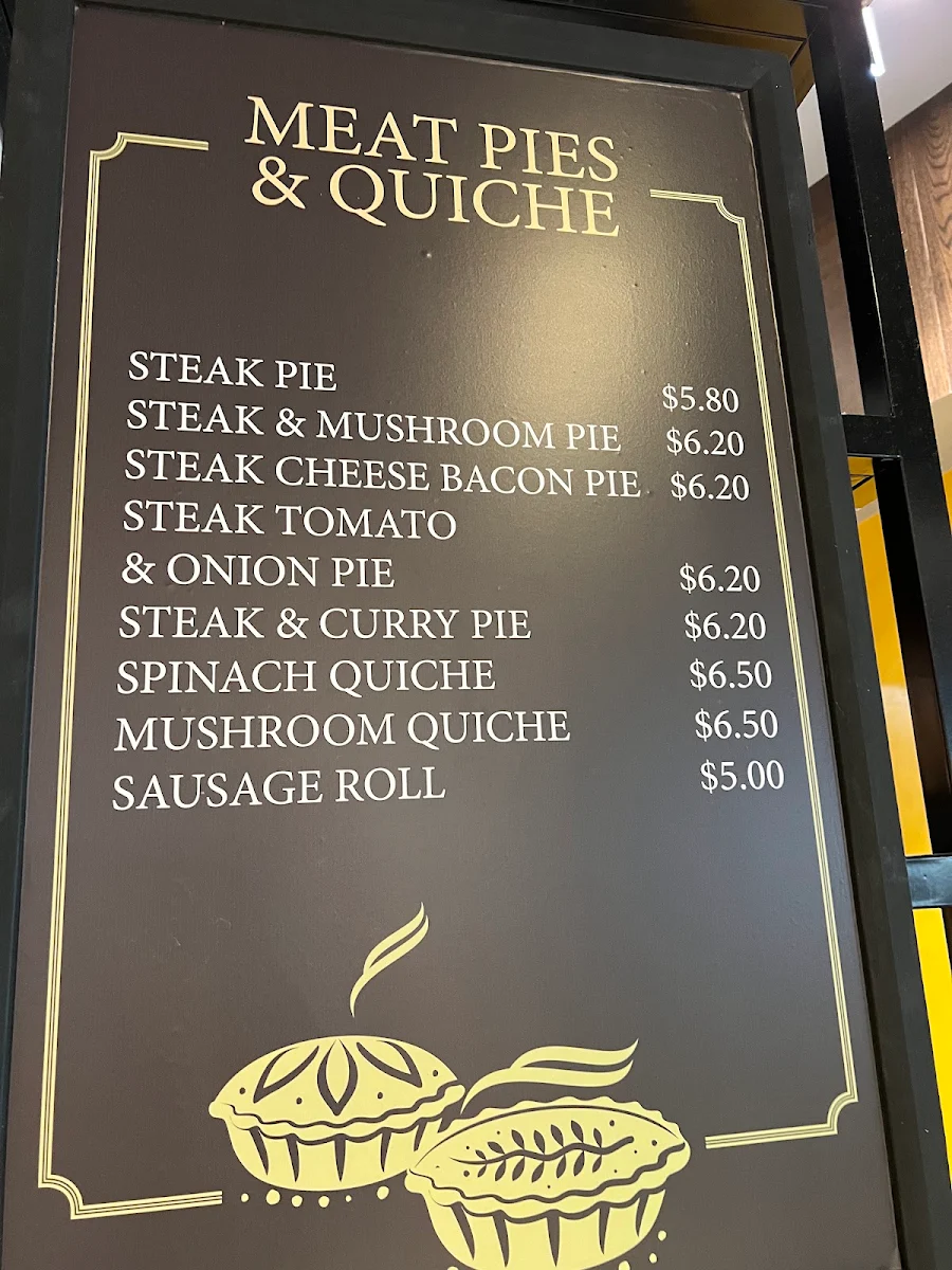 Menu, Vina Bakehouse Chatswood