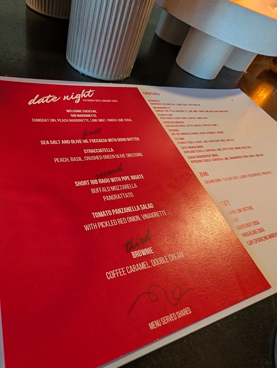 Menu, Nomad Events