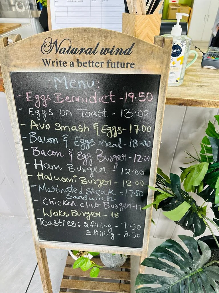 Menu, Ripe Harvest Cafe