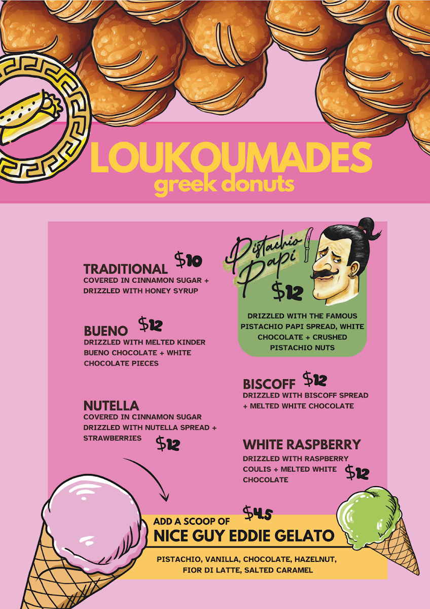 Menu, Souv Road