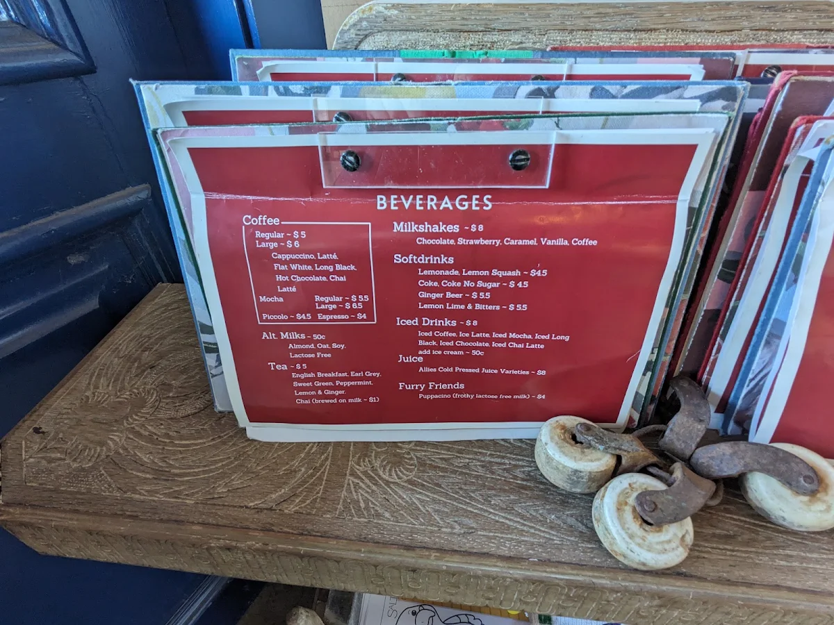 Menu, Salters Canberra
