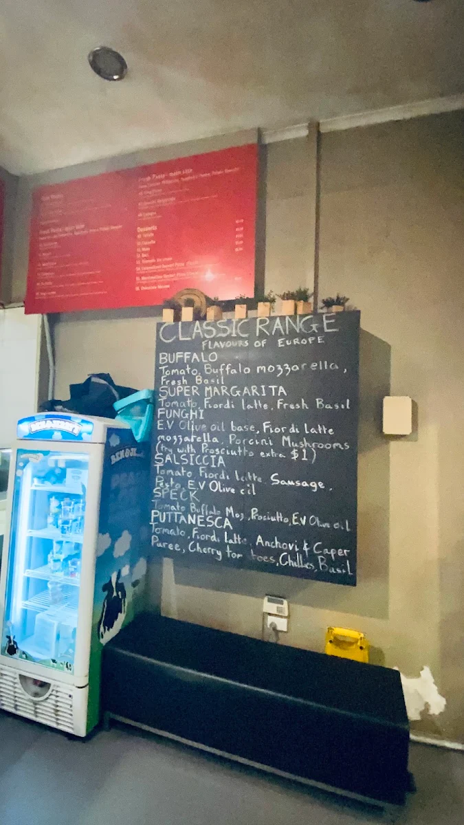 Menu, Cielo Gourmet Pizza Pasta