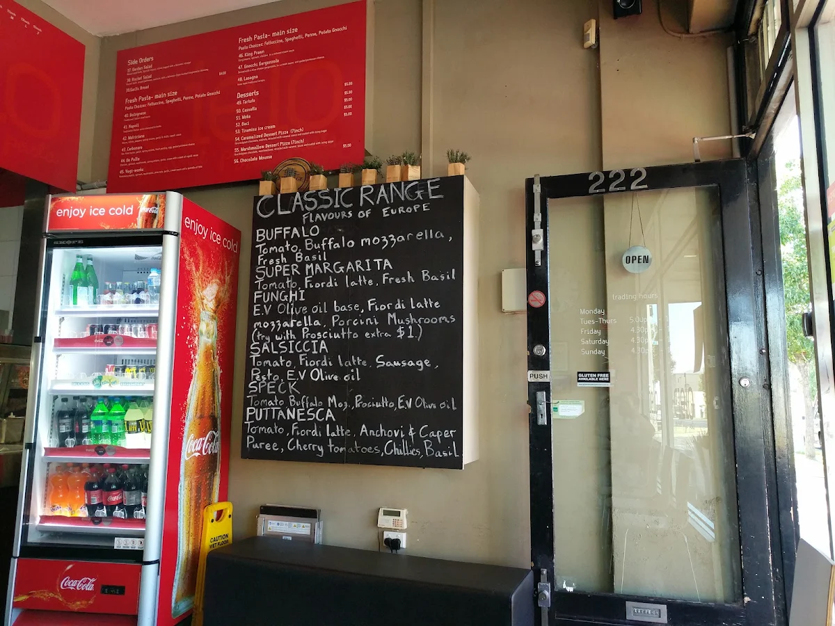 Menu, Cielo Gourmet Pizza Pasta