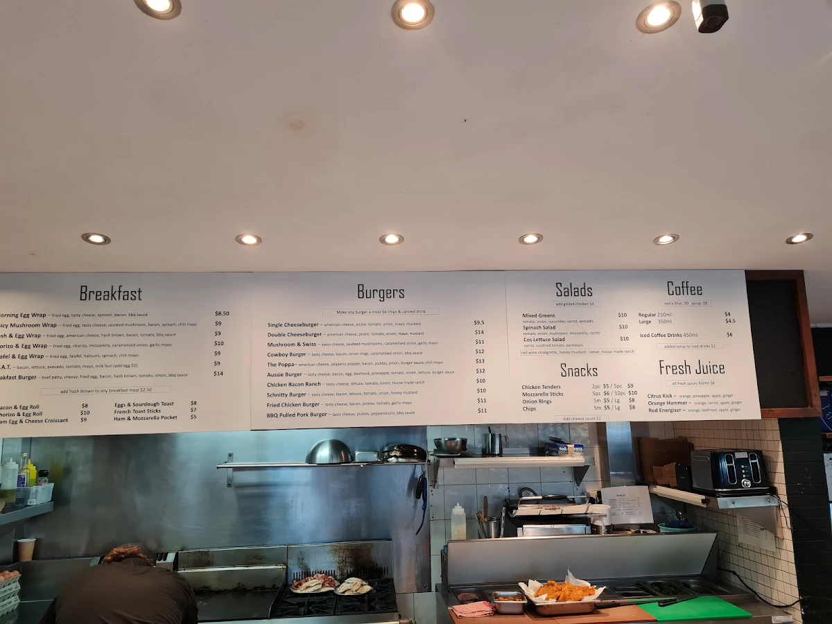 Menu, Cafe Coci Nero