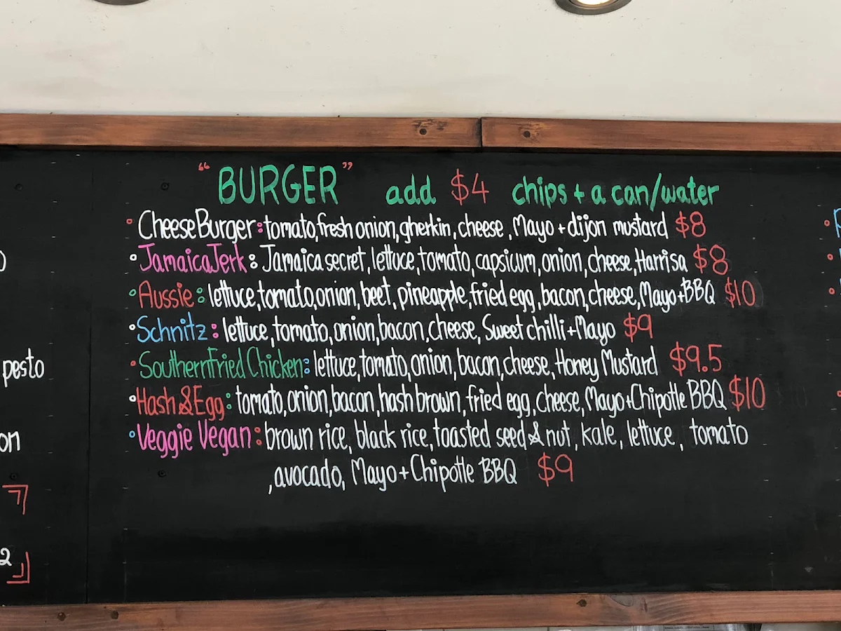 Menu, Cafe Coci Nero