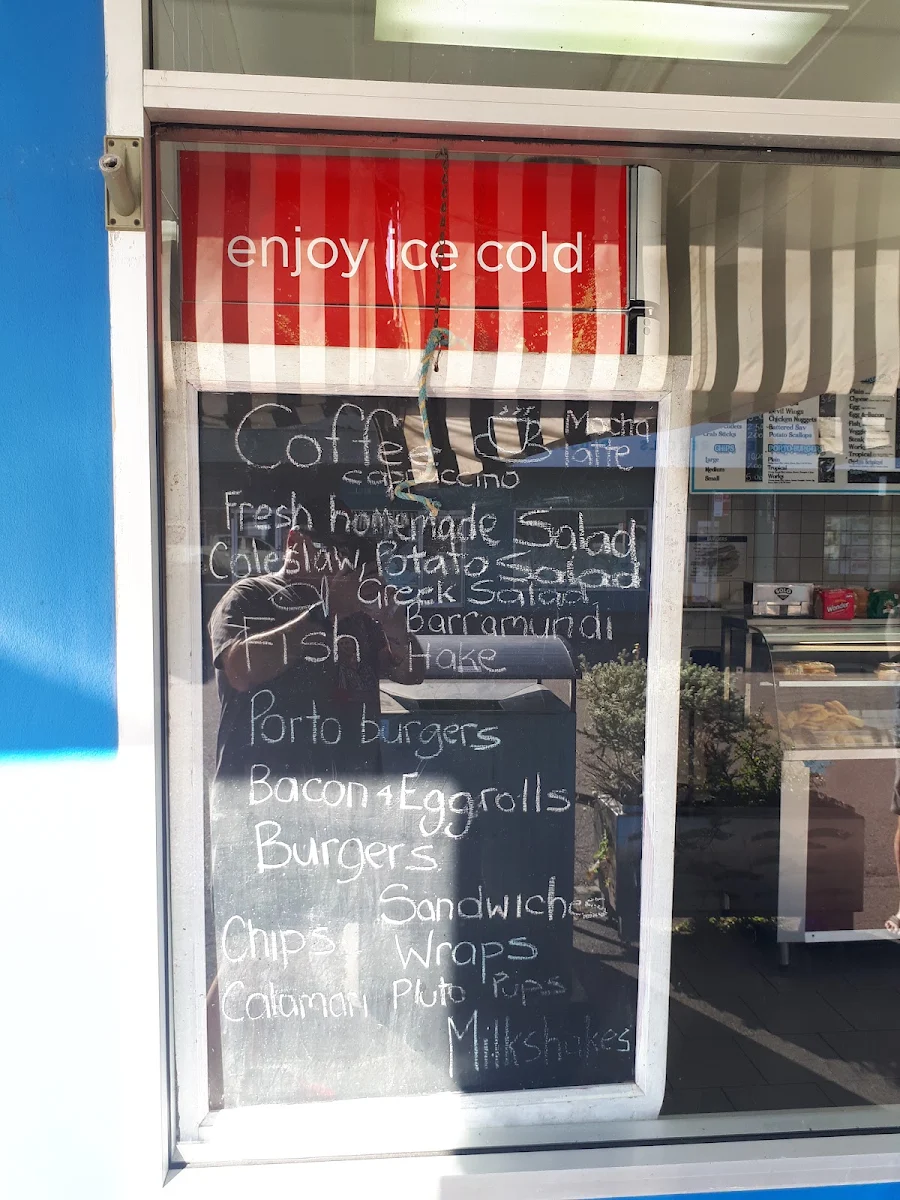 Menu, Argos Fish & Chips