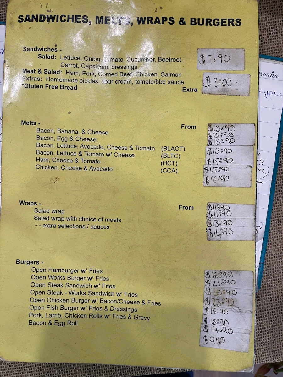 Menu, Kitchen Garden