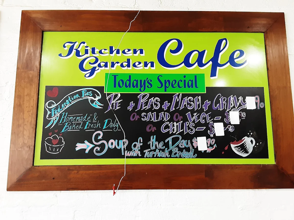 Menu, Kitchen Garden