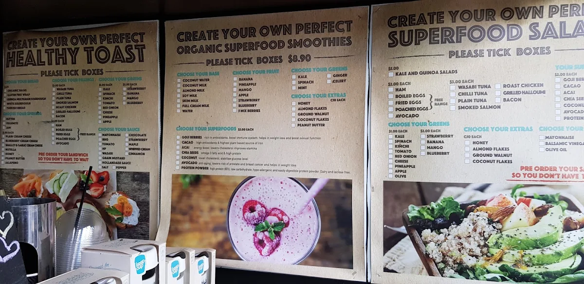 Menu, Two Baristas Espresso