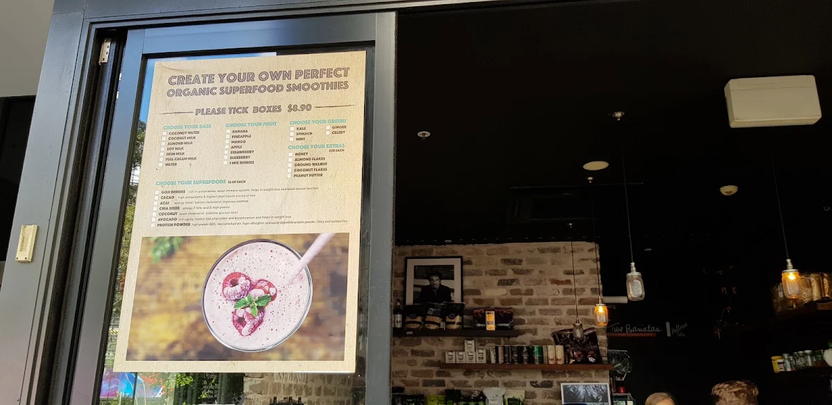 Menu, Two Baristas Espresso