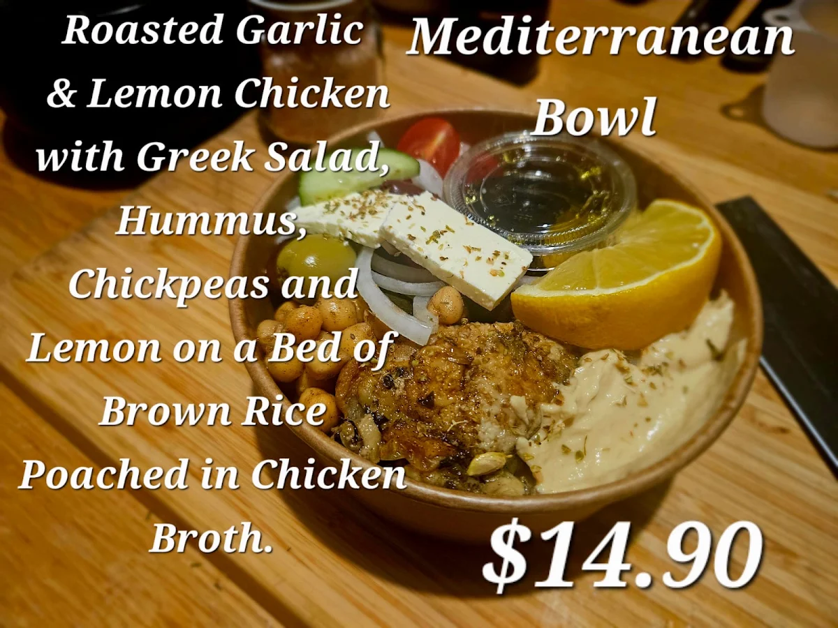 Menu, Teddy's Little Greek Cafe
