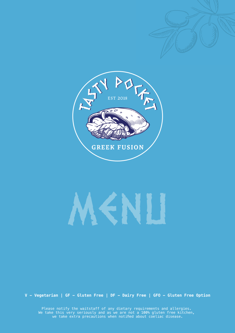 Menu, The Tasty Pocket