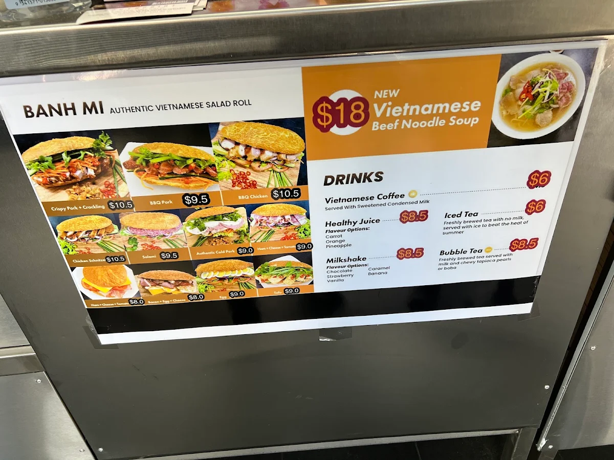 Menu, Miss Bánh Mì & Phở