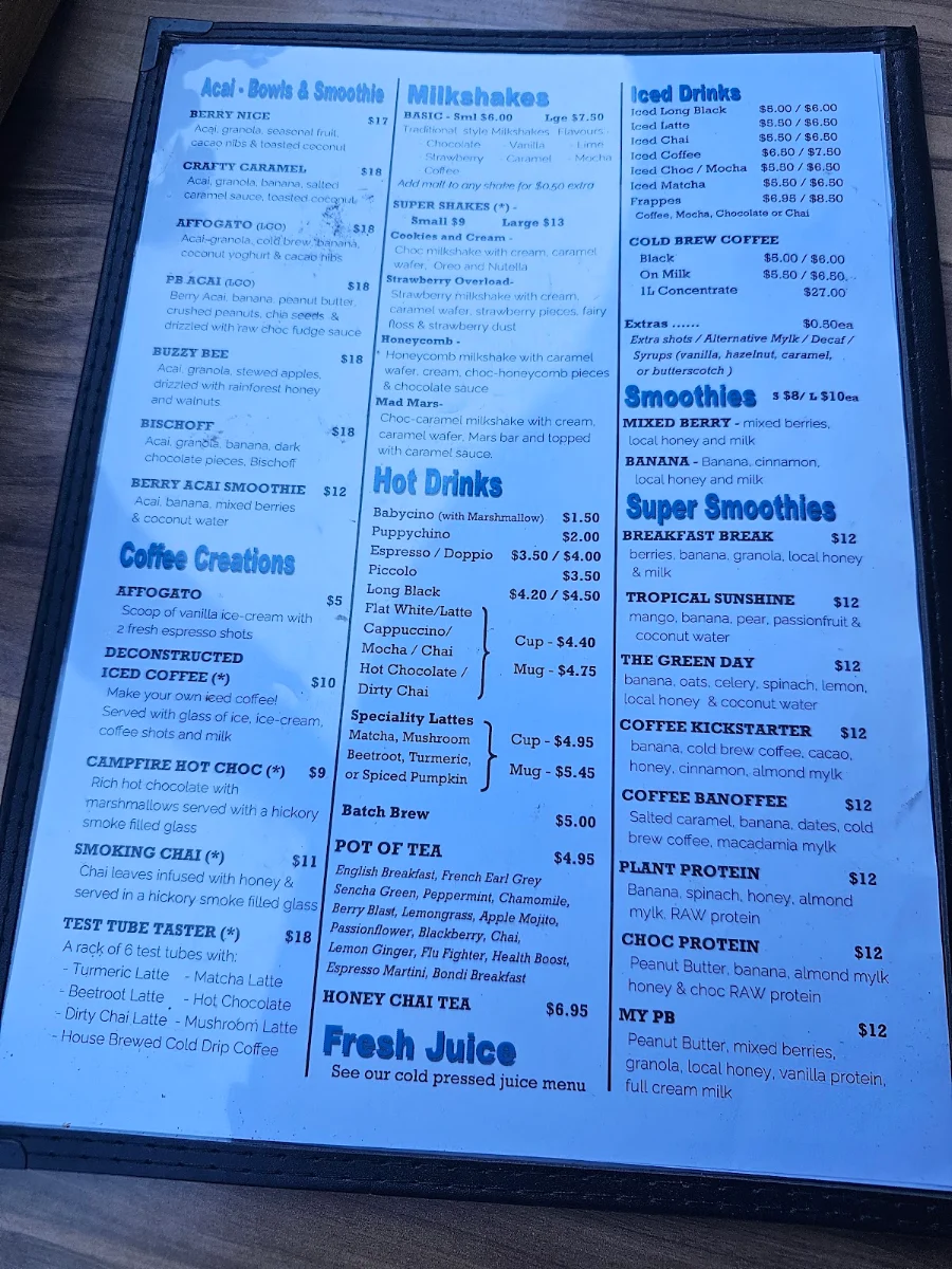Menu, The Chemistry Of Coffee