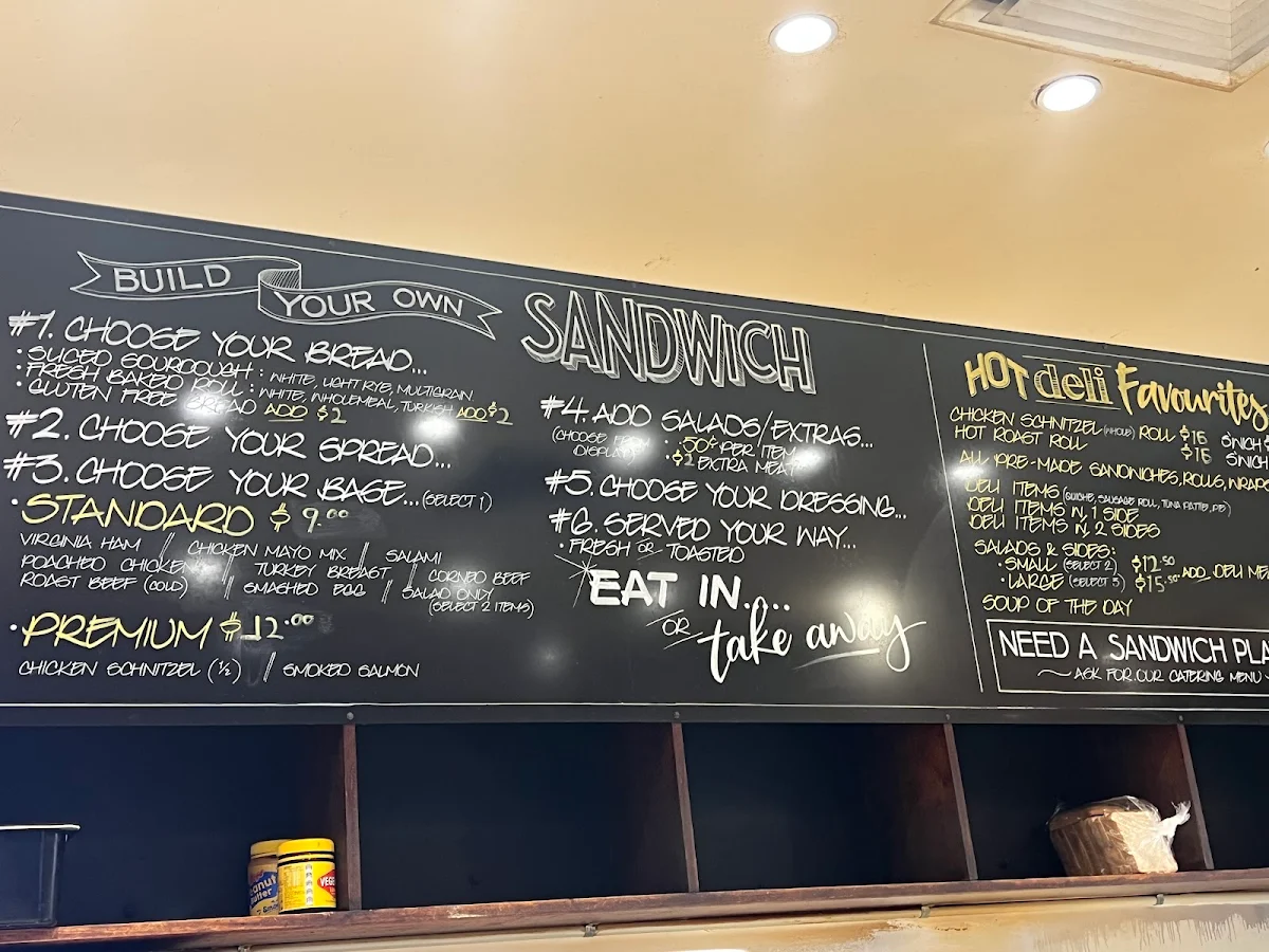 Menu, Terrace Deli Cafe & Corporate Office Catering Melbourne