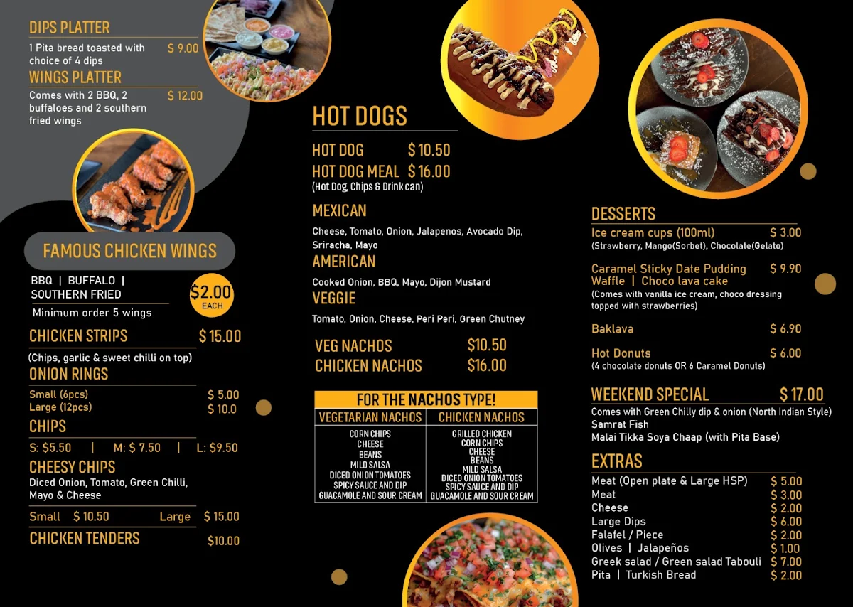 Menu, ML KEBAB HOUSE