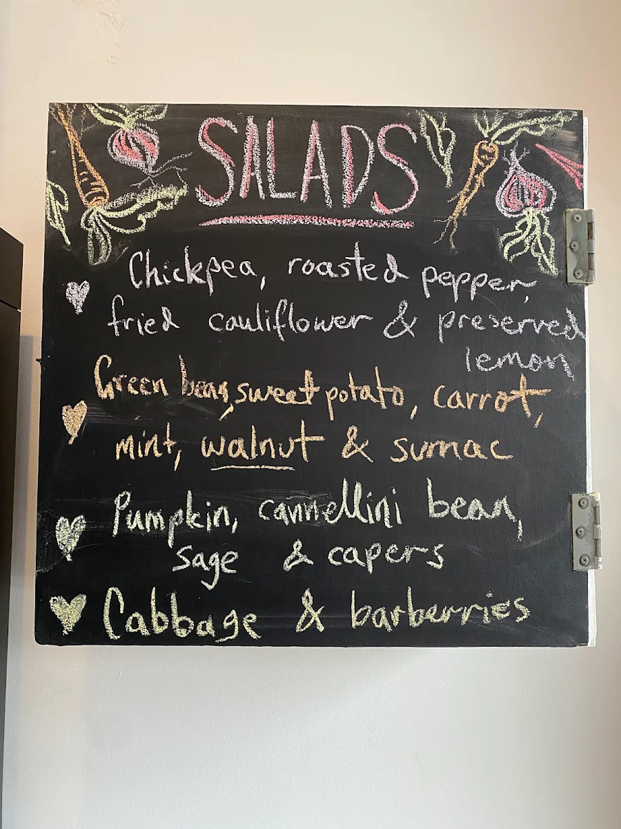 Menu, Very Good Falafel