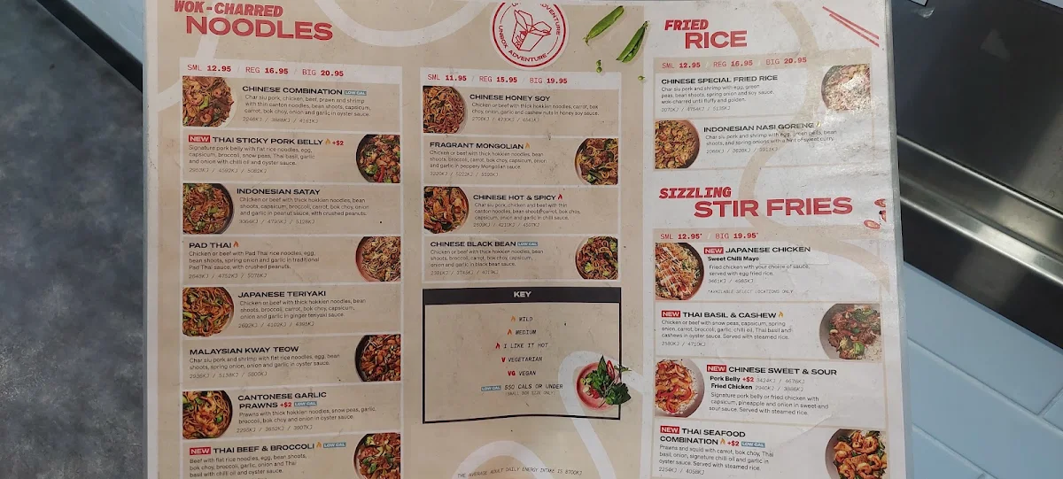 Menu, Noodle Box Loganholme
