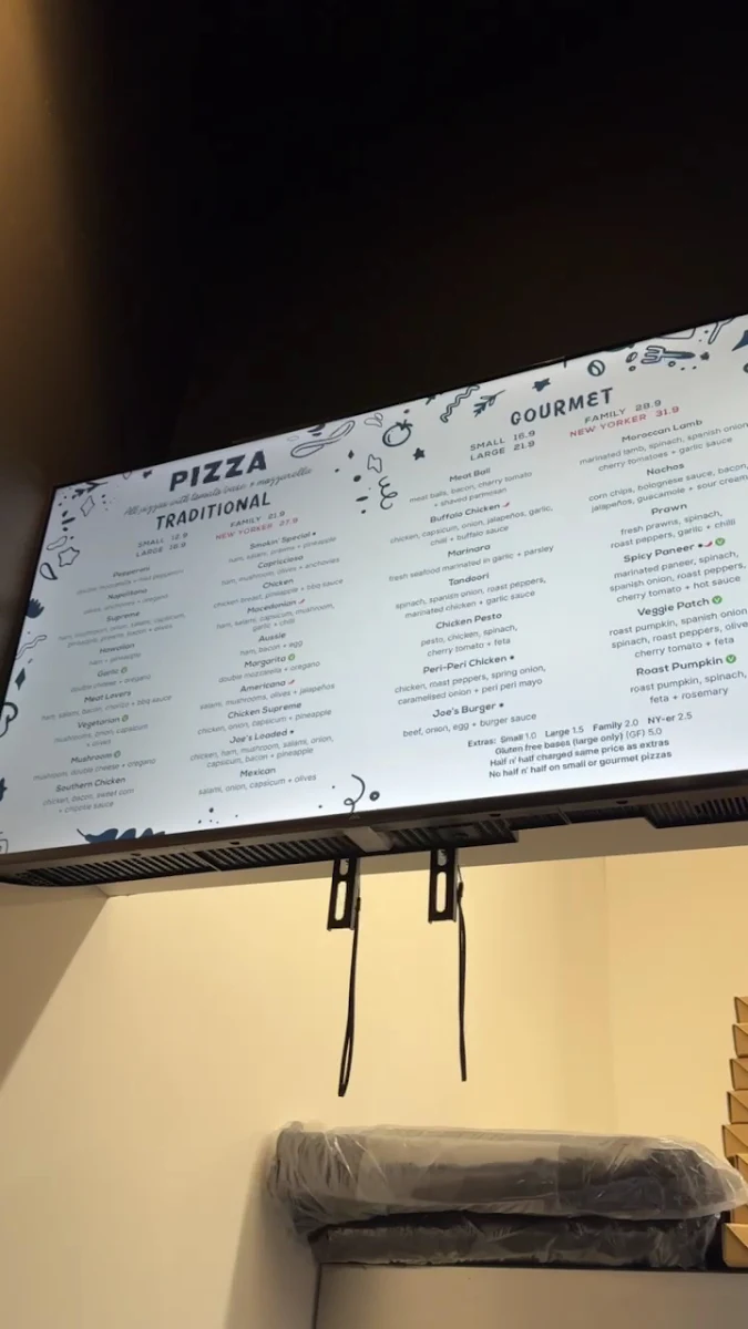 Menu, Smokin' Joe's Pizza & Grill - Doncaster East