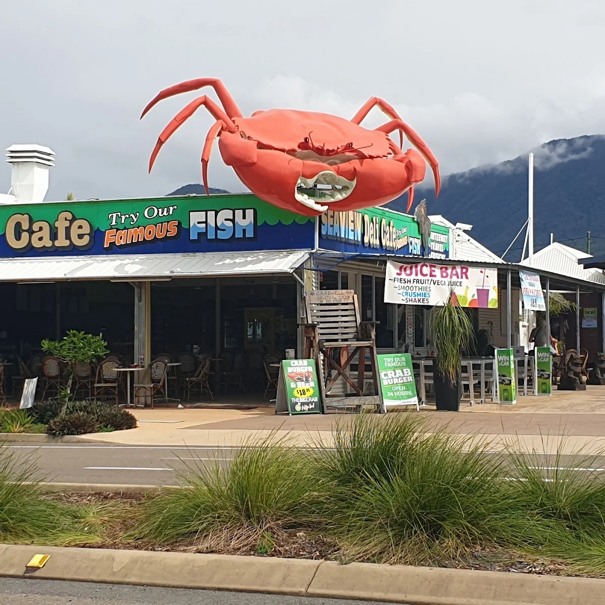 Menu, Cardwell Seaview Deli Cafe