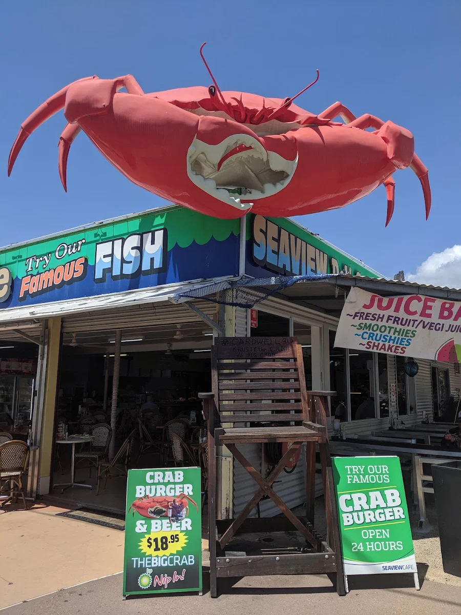 Menu, Cardwell Seaview Deli Cafe