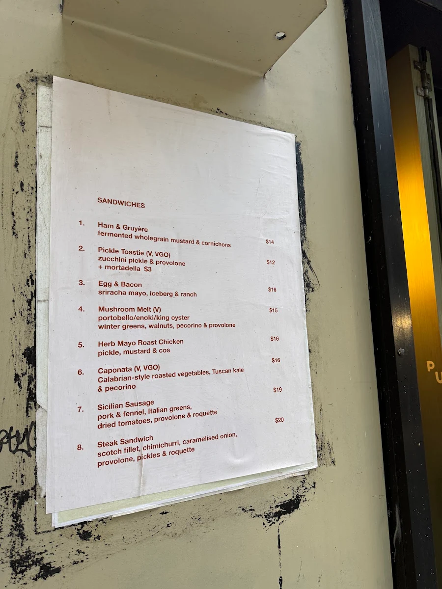 Menu, Fiord