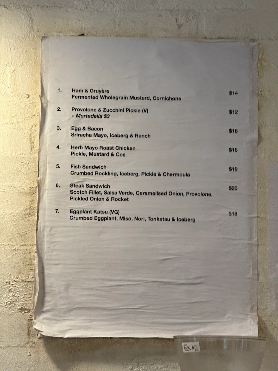 Menu, Fiord