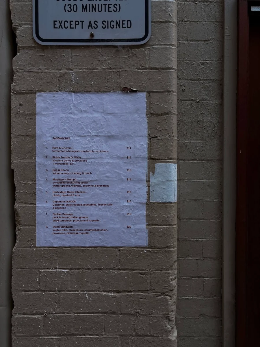 Menu, Fiord