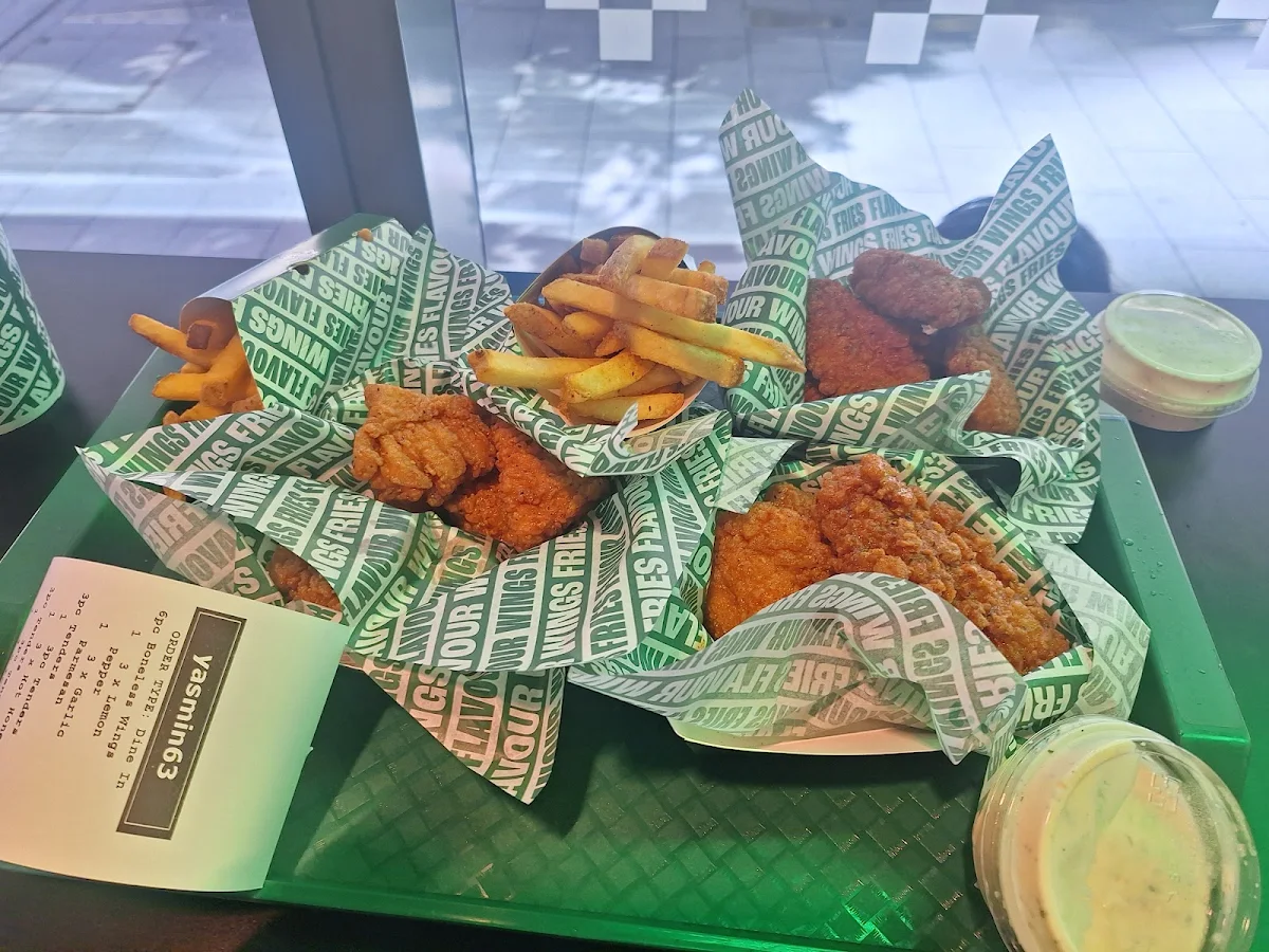 Menu, Wingstop Parramatta Square