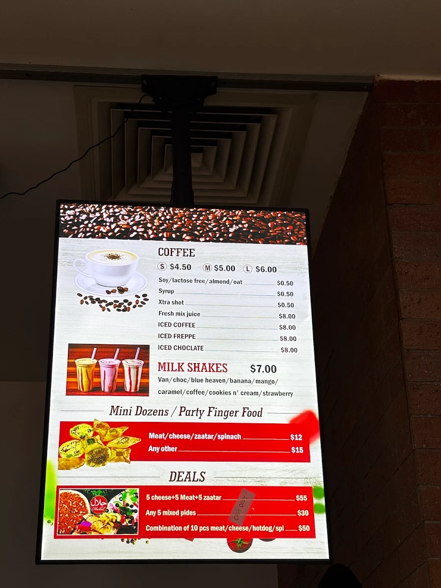 Menu, Rumaisa Pastry