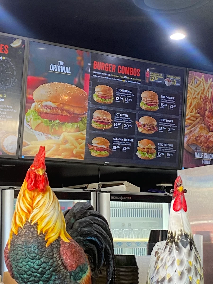 Menu, Frango Concord