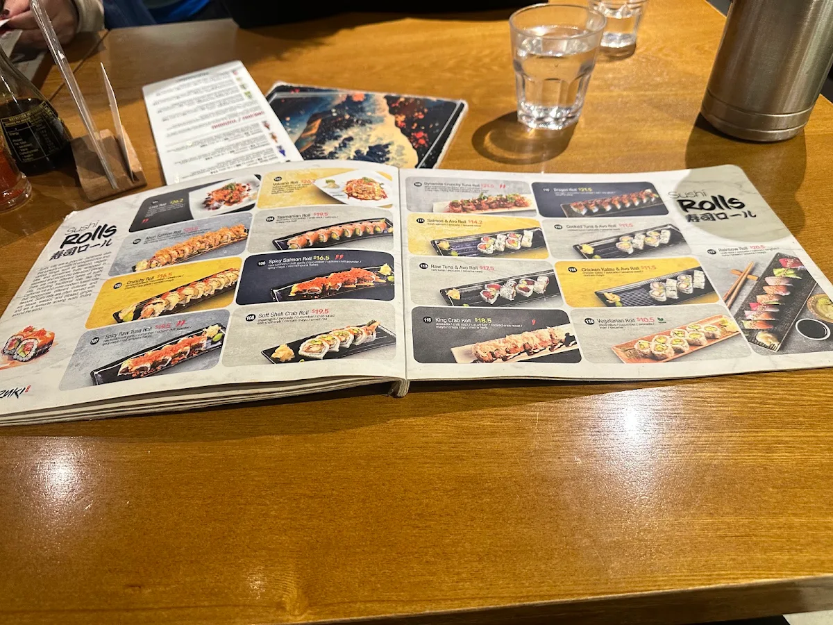 Menu, Mikazuki Parramatta
