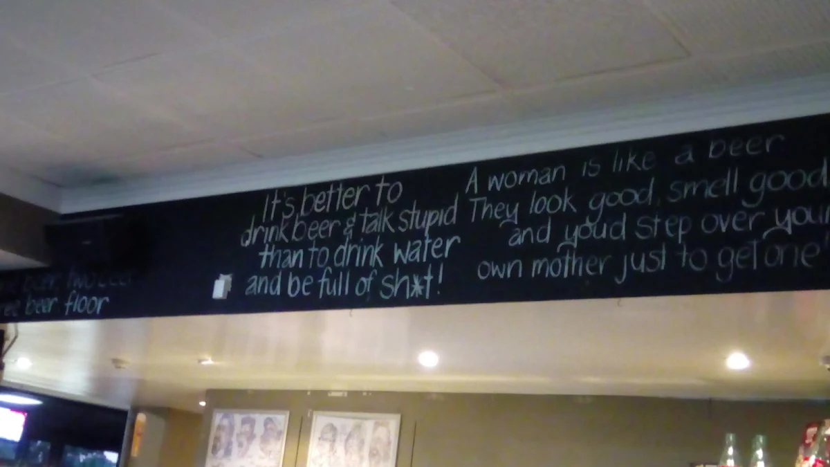 Menu, Rose & Crown Hotel