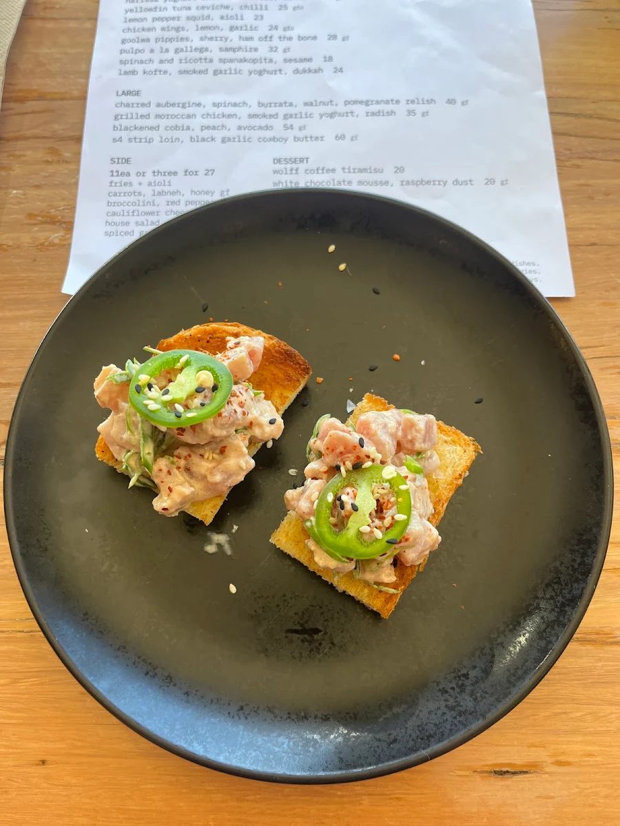 Menu, Quarterdeck Kitchen + Bar