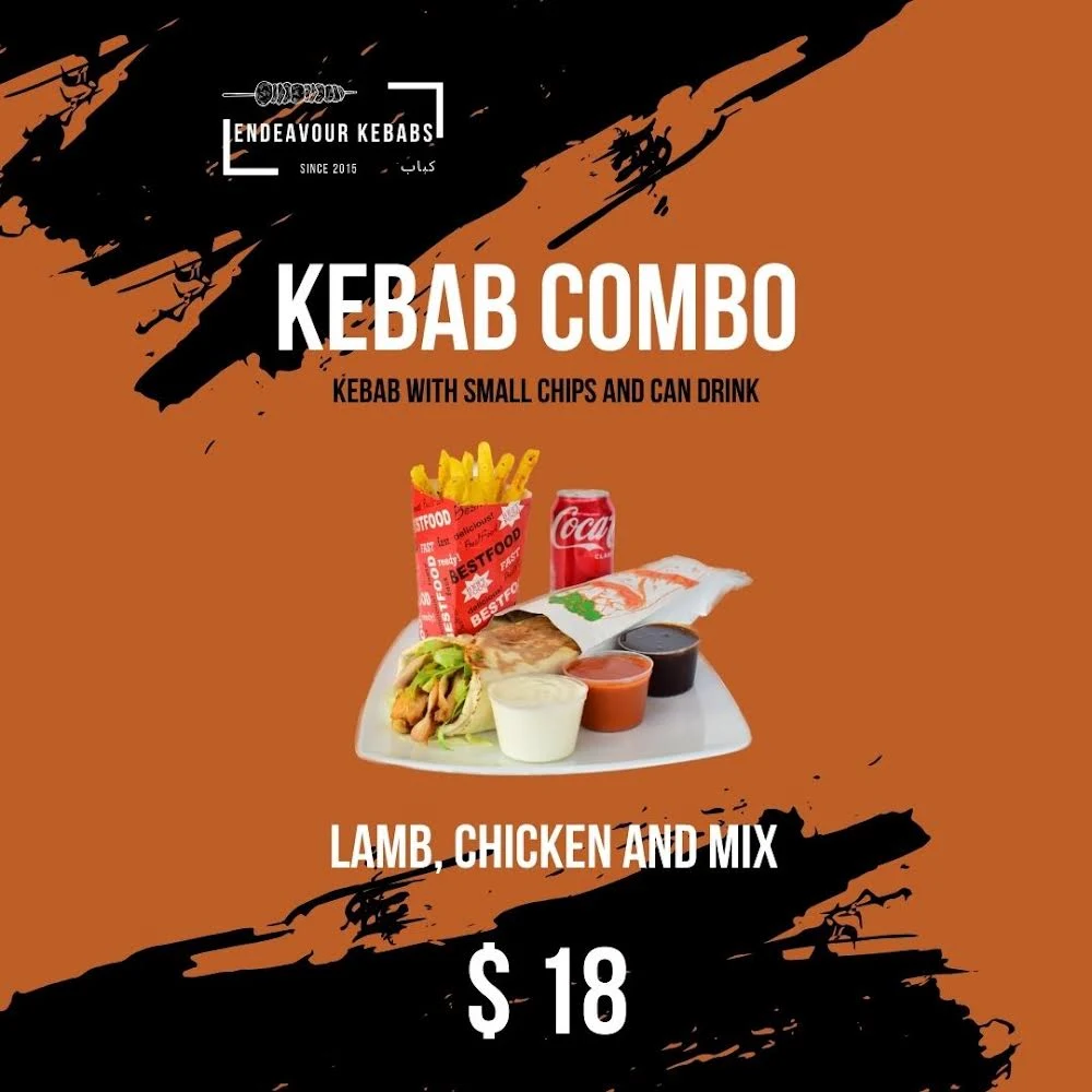 Menu, Endeavour Kebabs