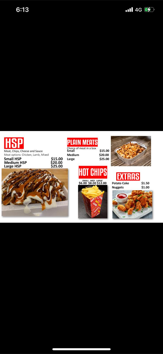 Menu, My Kebabz