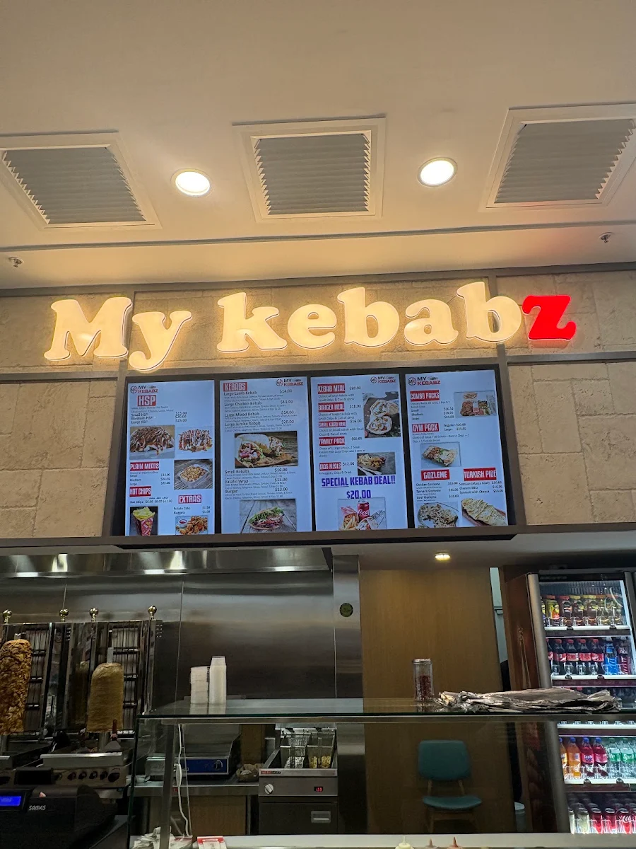 Menu, My Kebabz