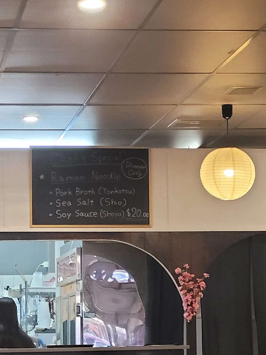 Menu, IZAKAYA Wasshoi Dubbo