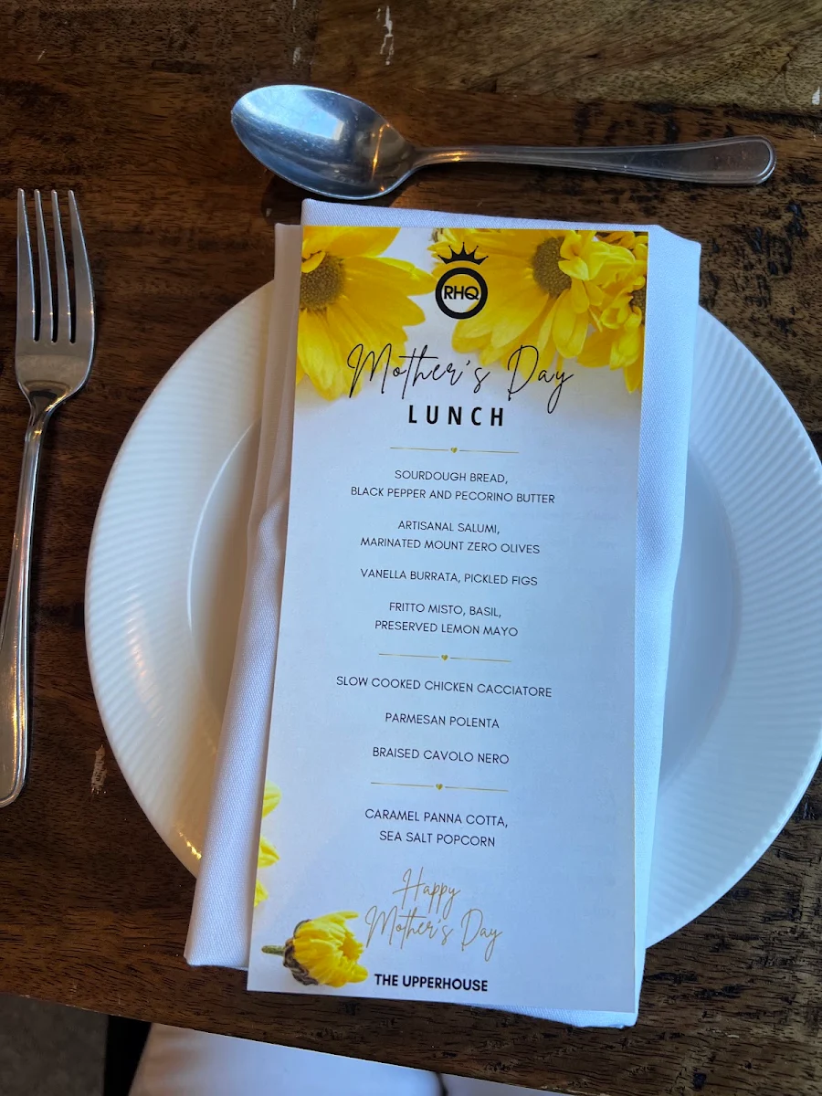 Menu, The Royal Hotel QBN