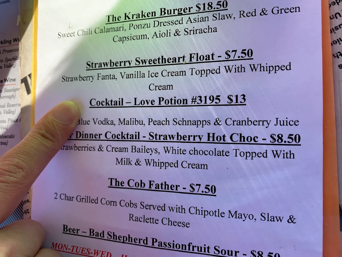 Menu, Burgerlab