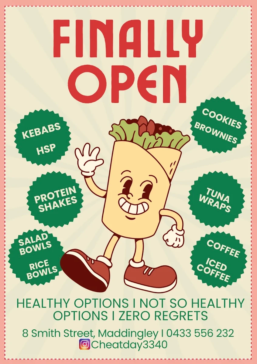 Menu, Cheatday