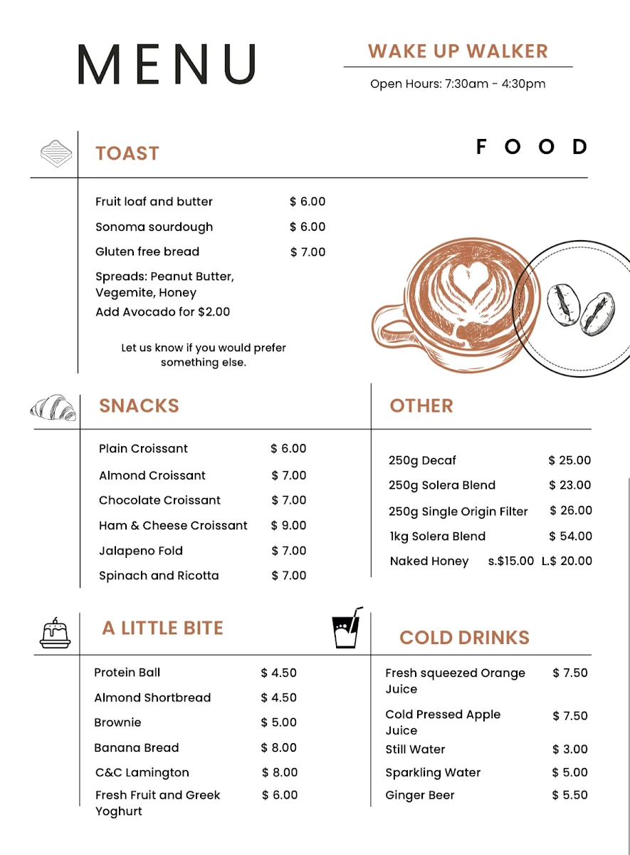 Menu, Rusty Dust
